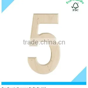 Custom Carved Wood Number thumbnail-1
