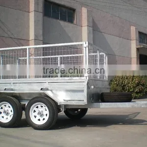 8*5 & 10*5 Tandem Box Trailer With Cage thumbnail-1