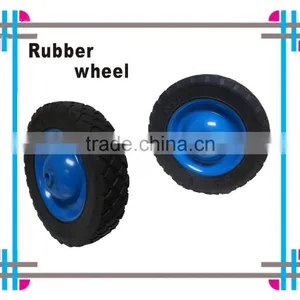 Industrial Wheel 6 Inch Pneumatic Rubber Wheel/polyurethane Wheel thumbnail-5