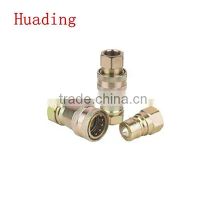 HS-S6high Quality ,female Threaded ,Close Type Hydraulic Quick Coupling ( Steel ) thumbnail-1