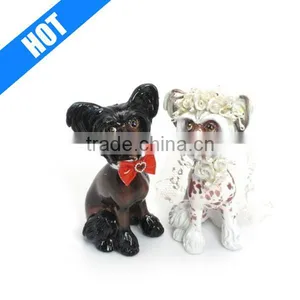 Hand Painted Color Glazed Ceramic Custom Cake Topper thumbnail-1