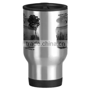 Stainless Steel Sublimation Travel Mug thumbnail-3