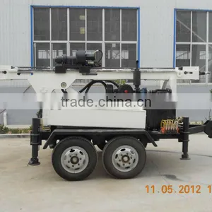 Hydraulic Trailer Water Well Drilling Rig thumbnail-1