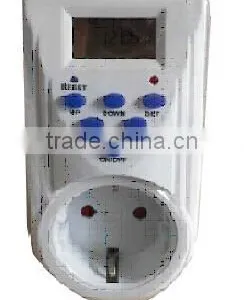 Weekly Programmable Grow Light Control Digital Electronic Timer Switch With EU Type Plug for Hydroponic Indoor Growing System thumbnail-1