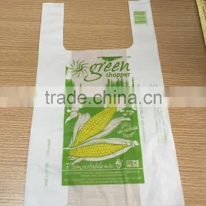 Biodegradable Cornstarch Bag Certified BPI ASTM D6400 thumbnail-1