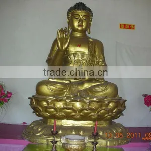 Brass Sitting Buddha Statue thumbnail-1