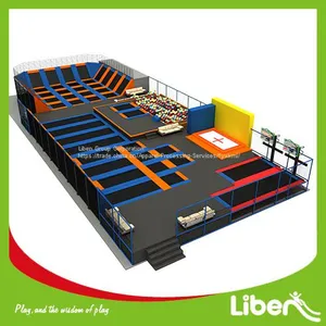 Indoor Big Gymnastics Trampoline for Sale thumbnail-1