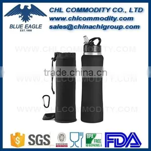 40 Ounce Insulated Stainless Steel Vacuum Water Bottle With Copper Technology and Rubber Grip thumbnail-6