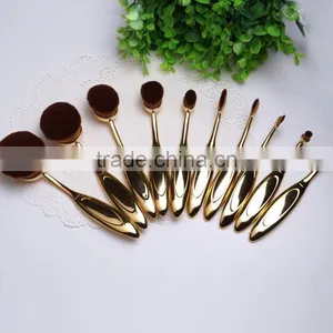 Professional 10pcs Makeup Brushes Best Makeup Brush Set Toothbrush Cosmetic Brush Kits thumbnail-5