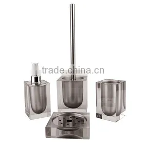 New Designed Clear Acrylic Bathroom Accessories for Hotel Balfour Suites thumbnail-1