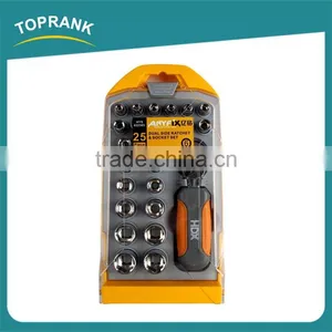 25pcs Dual Side Ratchet and Socket Set, Small Ratchet Spanner Set thumbnail-4