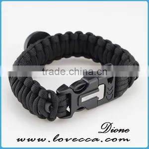 25cm Length Can Laser Team Logo Paracord Compass Bracelet thumbnail-3