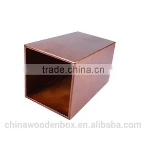 2015 Custom Wooden Browm Waste Bins Accept Customization Color or Size for Dusbin Box thumbnail-2