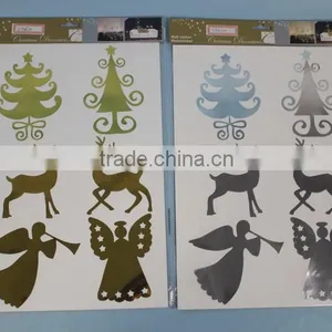 Christmas Tree Deer Angel Adhesive Wall Stickers thumbnail-1