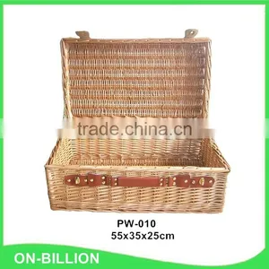 High Quality Wicker Hamper Empty Christmas Gift Basket thumbnail-3