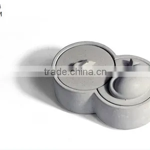 Office Desktop Storage Concrete Cement Cat Coin Holder thumbnail-2