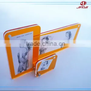 Wholesale Custom Handmade Round Shape Acrylic Photo Frame thumbnail-4