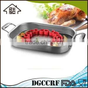 NBRSC Reusable 100% Food Grade Kitchen Silicone Chicken Roasting Rack thumbnail-1