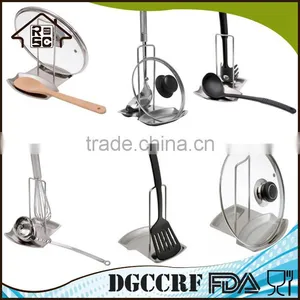 High Quality Stainless Steel Pot Lid and Spoon Holder, Kitchen Spoon Rest thumbnail-6