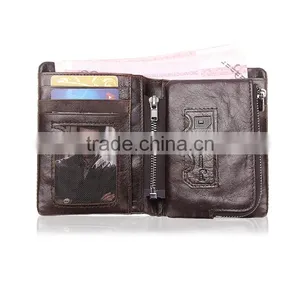 Wholesale Large Capacity Clutch Bag Men Purse Leather Wallet With Rivet thumbnail-5