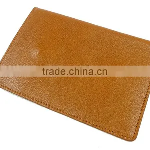 Personalized Passport Holder in Brown Leather Passport Cover thumbnail-5