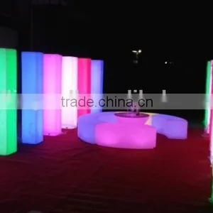 Modern Fashion GRB Full Lighting High Quality Round Plastic LED Pillar/column for Party/garden Decoration thumbnail-2