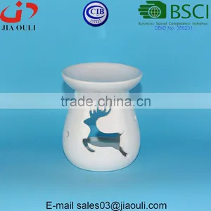BSCI Audit Factory Gifts & Decor Ceramic Oil Warmer, Ceramic Tea Light Oil Burner thumbnail-4