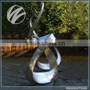 China New Innovative Design Garden Landscape Stainless Steel Sculpture thumbnail-1