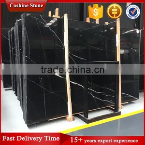 Cheap Chinese Black With White Vein Nero Marquina Marble thumbnail-1