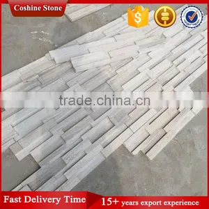 Stacked Grey Wooden Grain Culture Stone Panel thumbnail-1