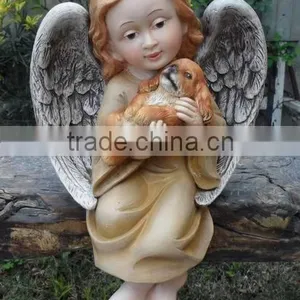 Polyresin Angel Garden Statue thumbnail-1