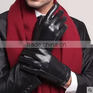 Hot Selling Men's PU Waterproof Leather Gloves thumbnail-4