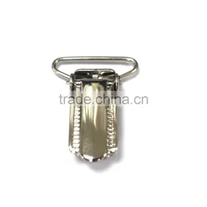 3/4" Stamping Steel Suspender Clip Without Plastic Teeth Inside for Garment, High Quality & Cheap Clip Without Plastic Teeth thumbnail-1