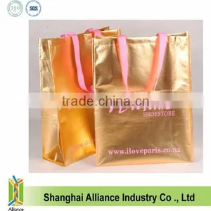 2015 New Arrival OEM Eco-friendly Promotional Custom Laminated Non Woven Bag thumbnail-4
