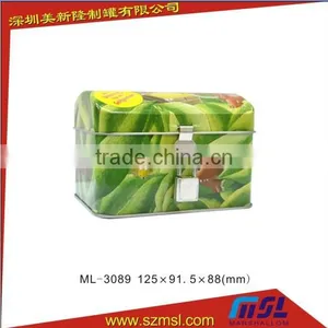 Tin Coin Bank With Lock Set/Money Slot thumbnail-1