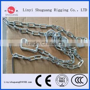 Galvanized Dog Chain With Snap Hook thumbnail-1