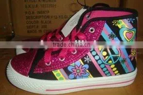 Glitter Hi Top Canvas Shoes thumbnail-1