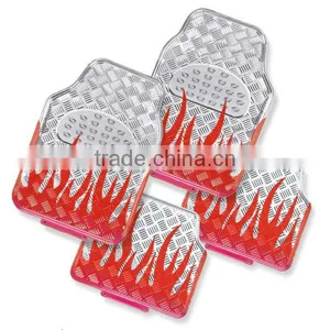4PCS/Set Aluminium Car Floor Mat thumbnail-1