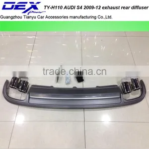Car PP Rear Bumper Diffuser With Exhaust Tip Fit For A~udi thumbnail-2