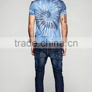 Men Tie Dye T-shirt ,cotton T-shirt, Summer Shirt,customized thumbnail-2