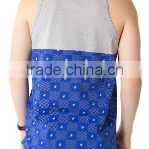 100 Cotton Mens Gym Bodybuilding Custom Stringer Tank Top thumbnail-4
