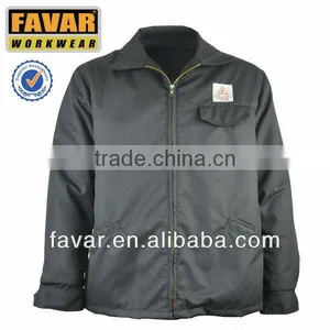 100% Cotton Heavy Winter Jacket Embroidered Logo for Oil Field thumbnail-1