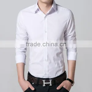 OEM Custom Fashion Designer Slim Fit Formal Official Shirts for Men thumbnail-1