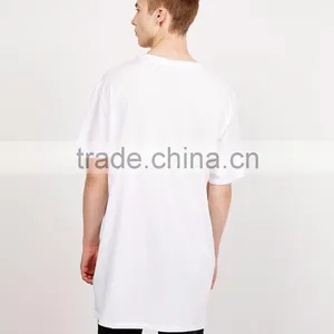 High Quality Wholesale Cotton White Streetwear Mens American Apparel Tshirt OEM Modern Screen Printing Tees thumbnail-3