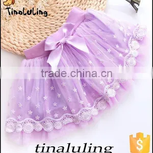 WHOLESALE LILAC GIRLS LACE SKIRTS BABY TUTUS CHILDREN PETTISKIRTS thumbnail-1