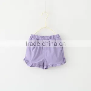Hot Shorts Girls Ruffle Leggings Baby Girls Summer Pants, Solid Color Children Flounced Shorts thumbnail-4