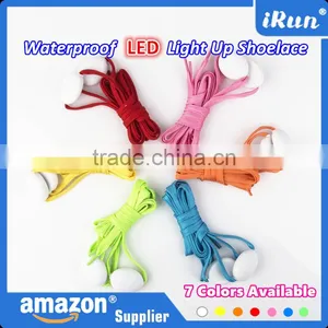 Color Pink Boys Girls Kids Light Up Glow LED Shoelaces Flash Party Disco Shoe Laces Shoe Strings Lacets - EBay/Amazon Supplier thumbnail-3