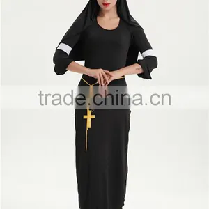 Walson Clothes Apparel Women's Nun Costume Sexy Nun Costume Sexy Nun Costume thumbnail-2