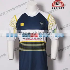 All Black Color Rugby Jersey Grade Original Top Quality Popular Slim Fit Cheap Rugby Shirt Thailand Wholesale Youth Rugby Jersey thumbnail-3