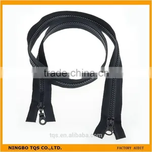 Cheap Accessory Open End Plastic Two Way Zipper thumbnail-1